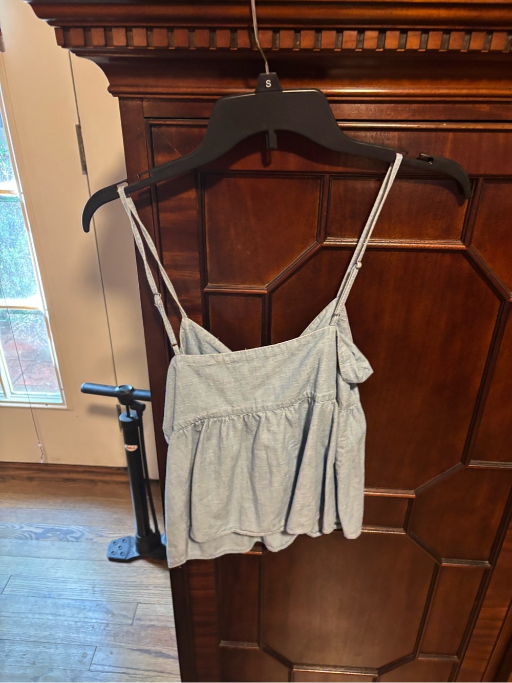 Madewell denim tie top 4